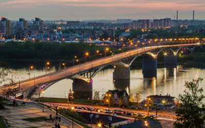 Мосты Нижнего Новгорода — Плашкоутный мост